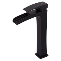 Высокий смеситель для раковины чаши Koer KB-15007-05 KR3449 чёрный